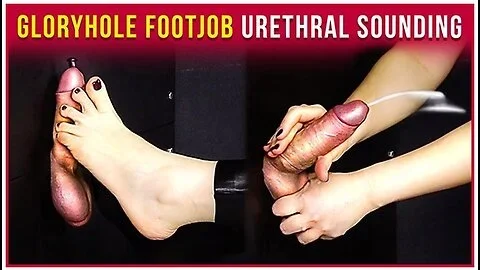 Footjob And Handjob With Urethral Sounding Era