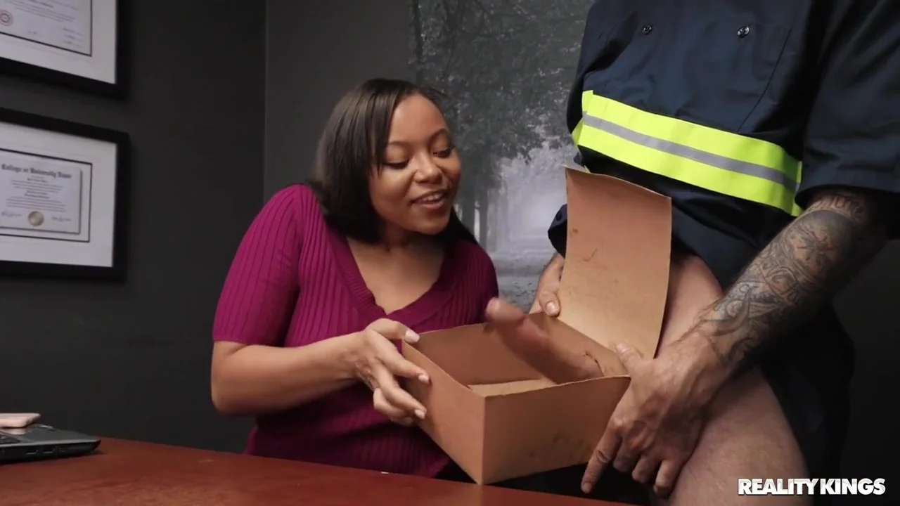 Black Babe Adrianas Big Cock Delivery