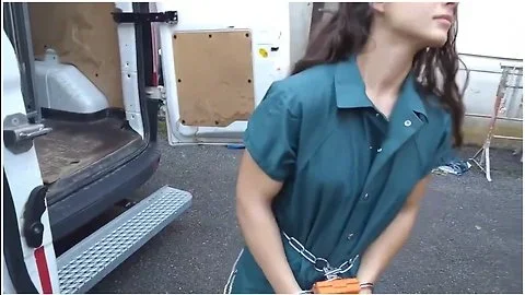 Two Chained Inmates Work In Garden - Teaser Video