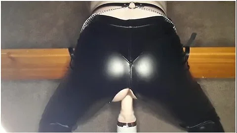 Verified Amateurs - Chained To Plank In Crotchless Latex And Machine Fucked