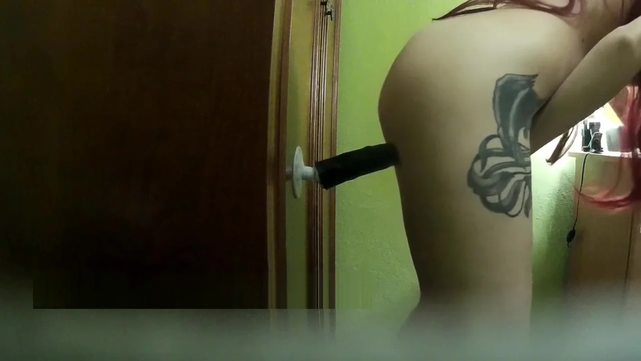 horny amateur teen 18+ caught fucking huge dildo