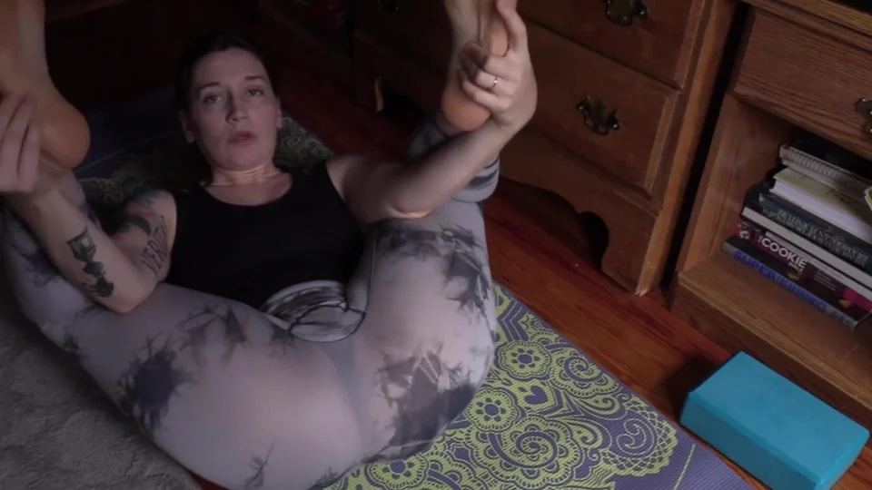 Spying On Step mommies Yoga Practice