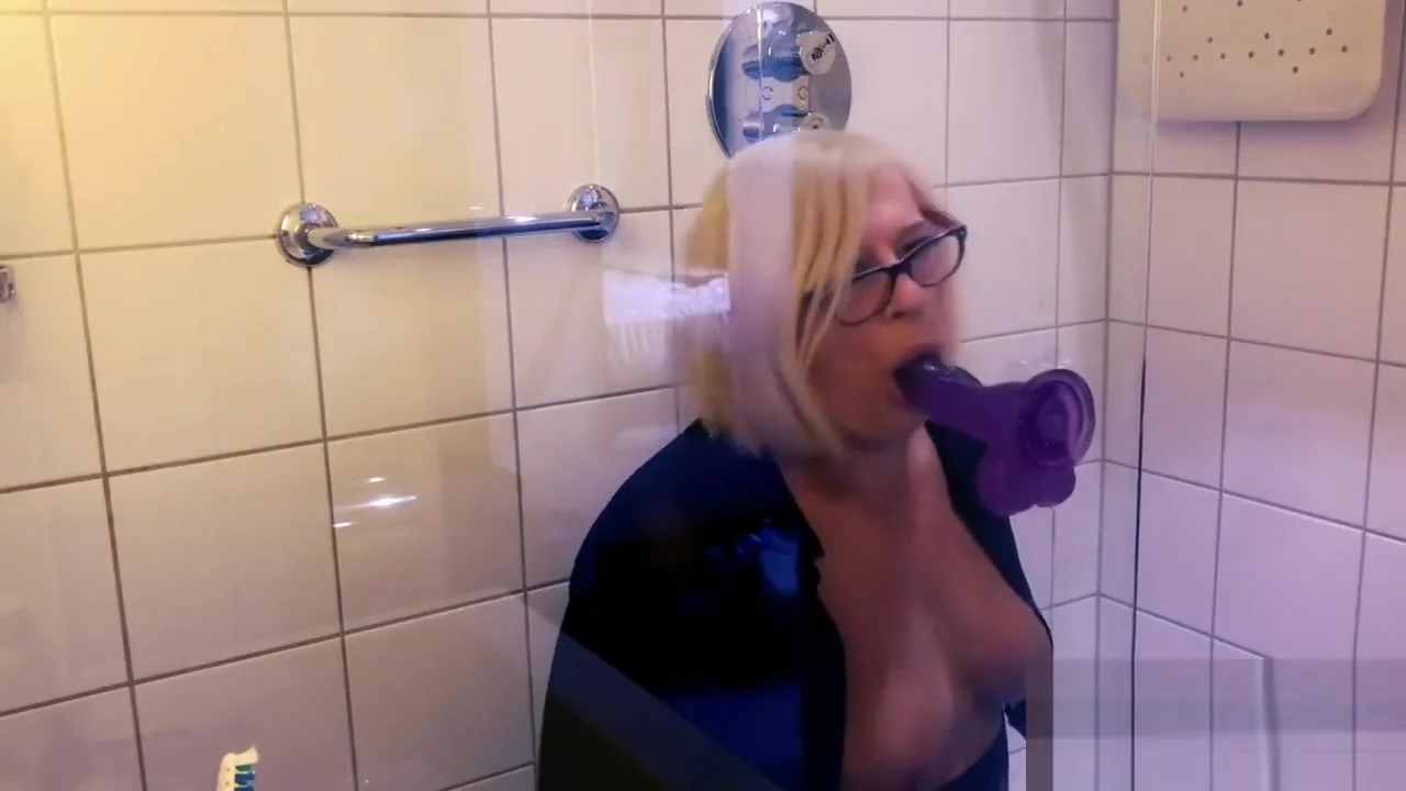Sissy training: Angel throats 9inches balls deep