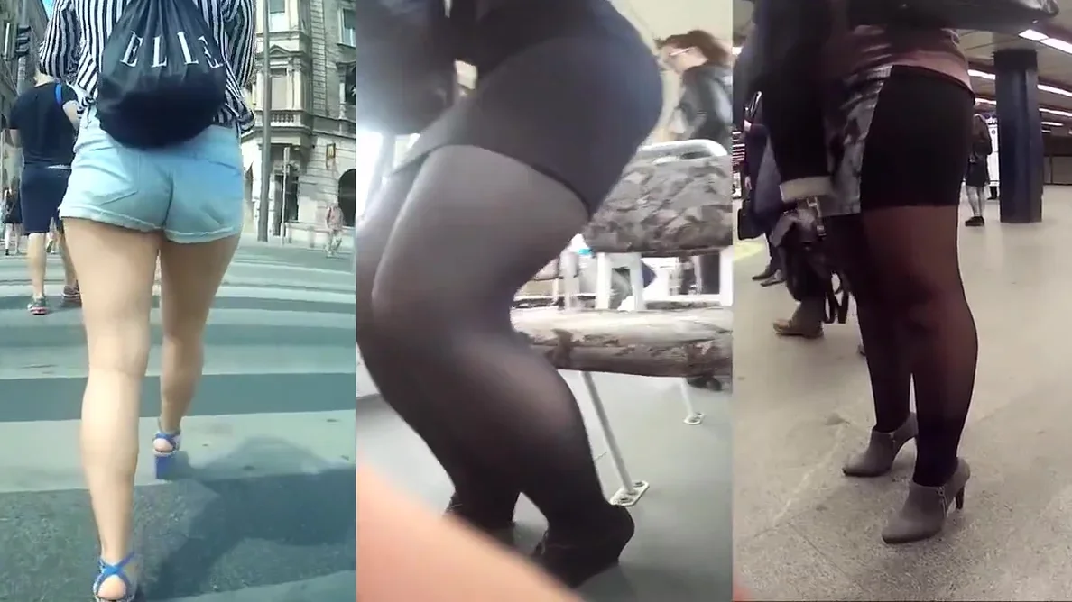 legs and butts in public compilation 2