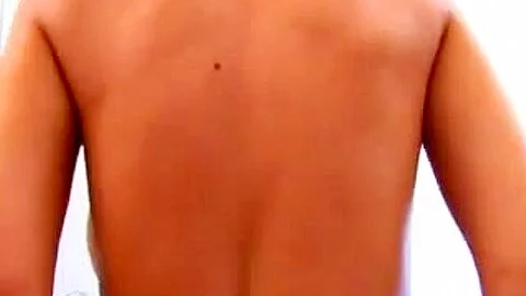 Hot aged lady with large boobs takes a shower