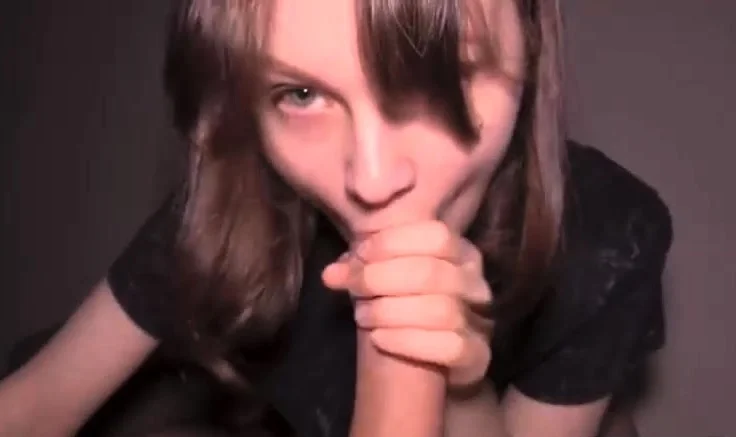 Close up Blowjob and Huge Cum in my Mouth Cumplay