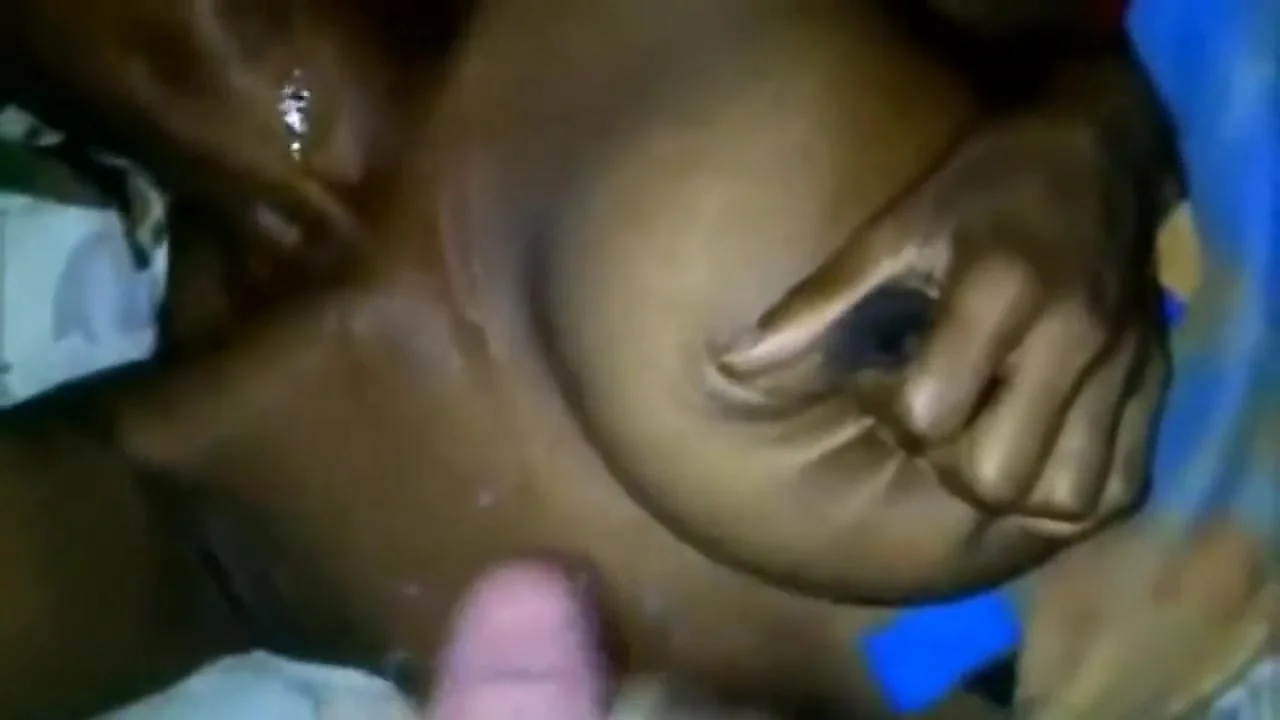 Haitian MILF wakes up with white cock in her face
