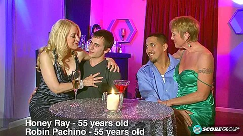 Robin Eats Honey Ray`s Creampie - 50PlusMilfs