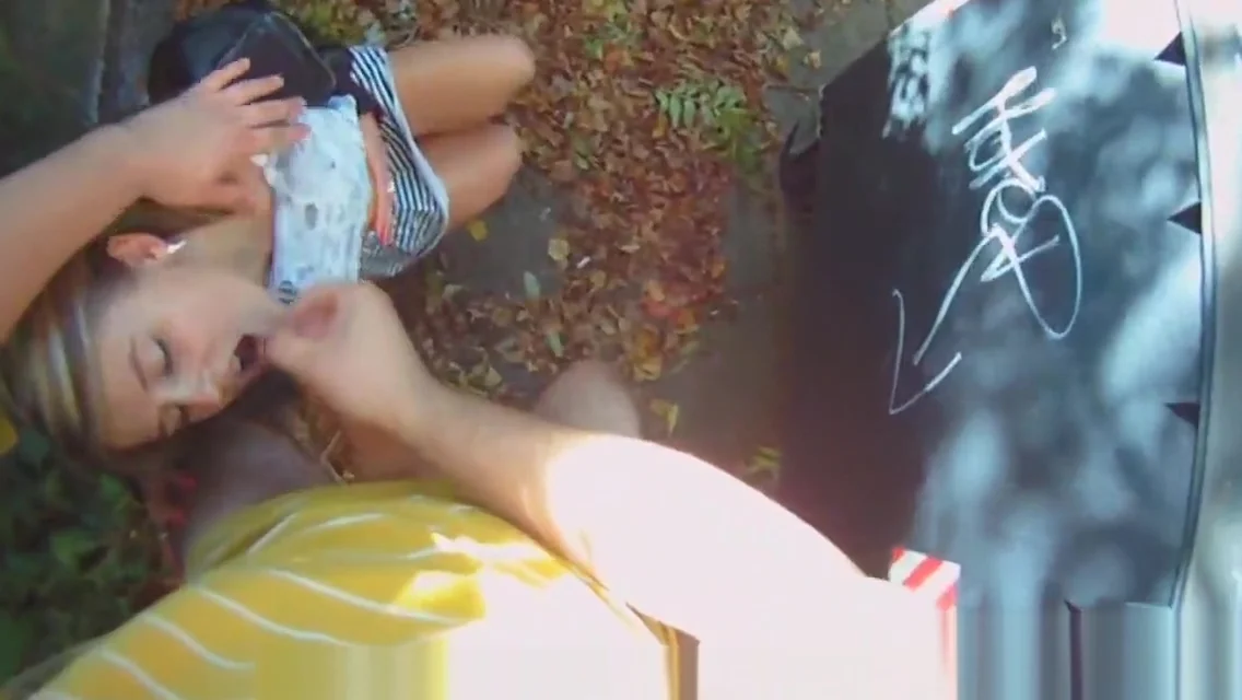 Real teen 18+ fucked outdoors in action