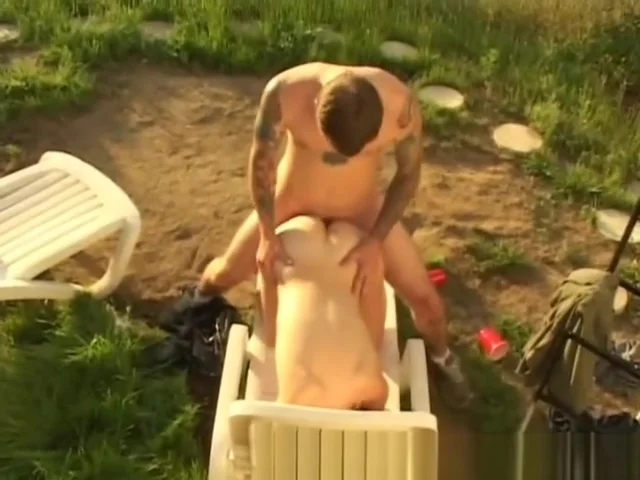 college outdoor party