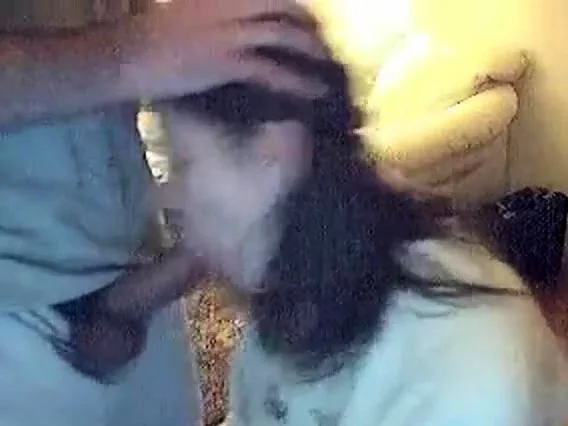 Brutal blowjob