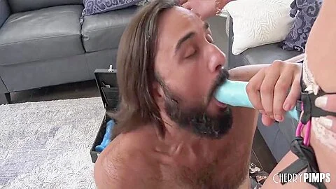 Big Natural Tits Pegging Doggystyle With A Huge Dildo - Skylar Snow And Mason Lear