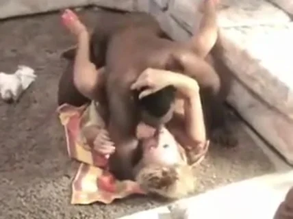 Wife cumming on black dick