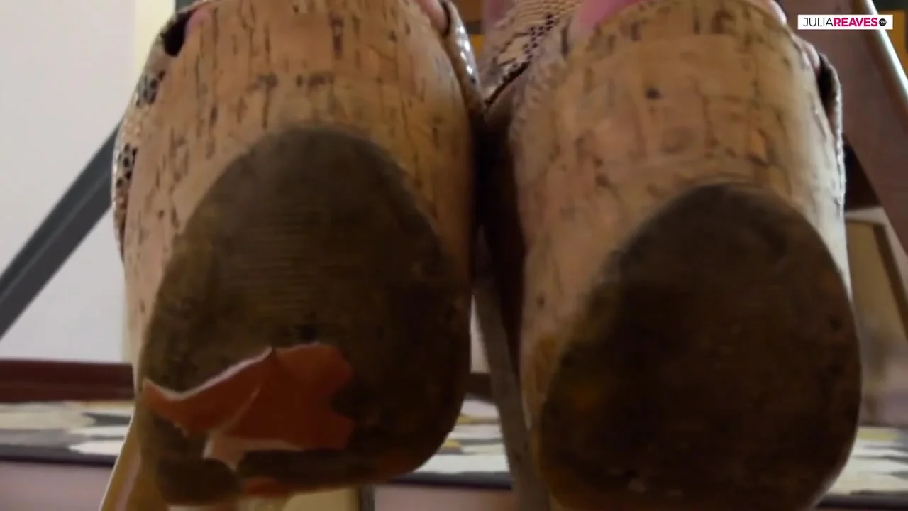 Footfetish With My Smelly Feet; It Gets Wet