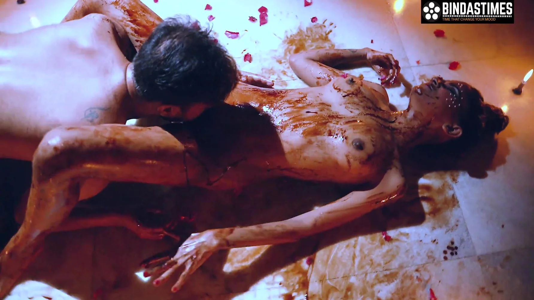 Desi Indian Marriage Anniversary Special Candle Light Chocolate Sex With Hot teen 18+ Sudipa