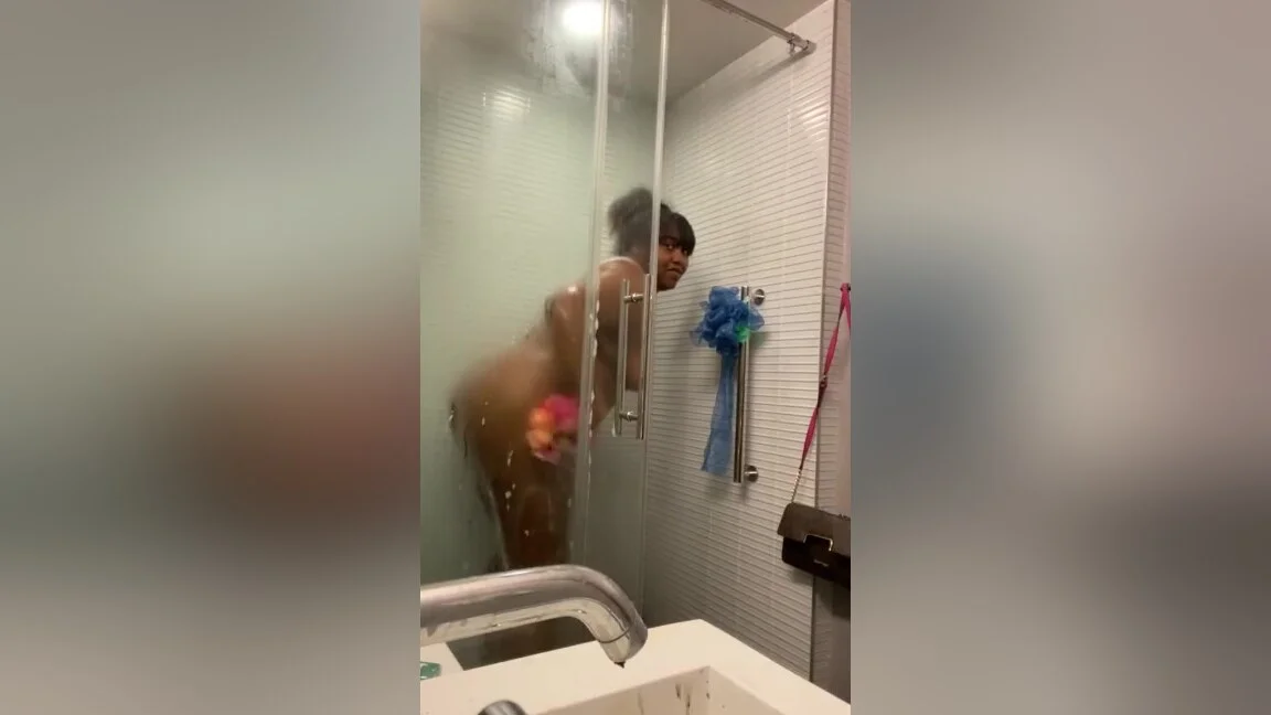 teen 18+ Bbw Takes Shower After Sex