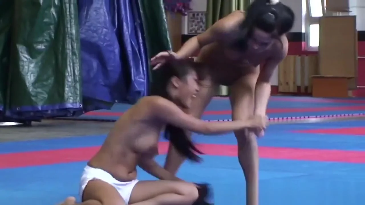 Orally Pleasured Lesbian Babes Wrestle