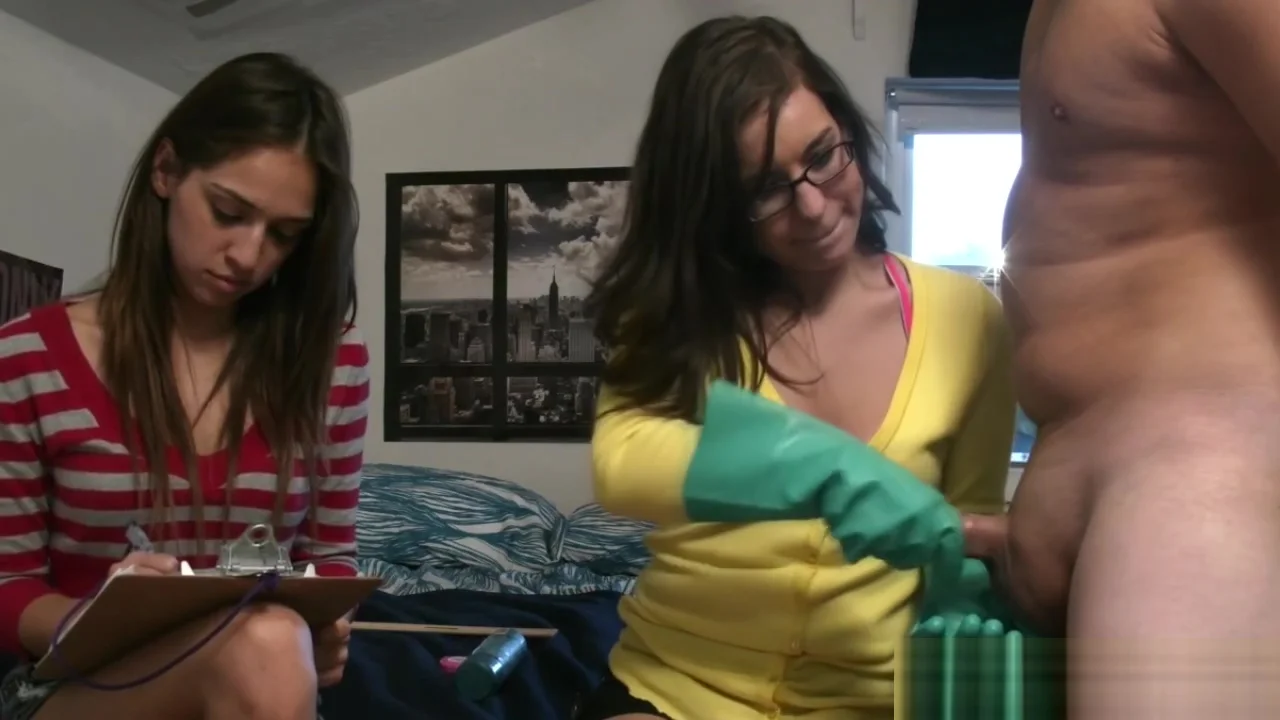 College teen 18+ milks cock