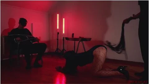 Tied Up Husband And Called The Master Of Bdsm With Verified Amateurs