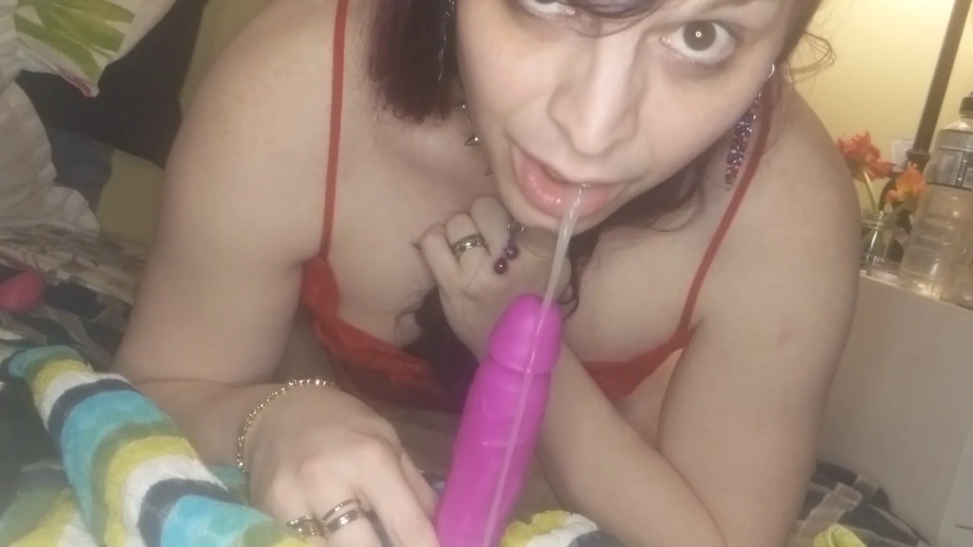 Hot Post Op Trans Girl Fucks Her Ass With Giant Butt Plugs Till She Squirts