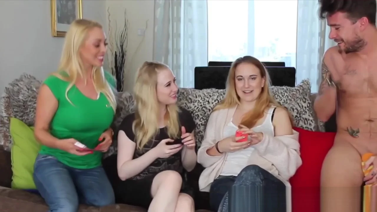 Cfnm group blonde babes