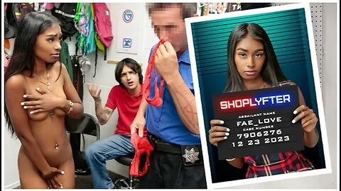 Rusty Nails, Fae Love And Elias Cash - Christmas - Fae And Her Stepbro Are Detained Separately For Shoplifting In The Same Mall