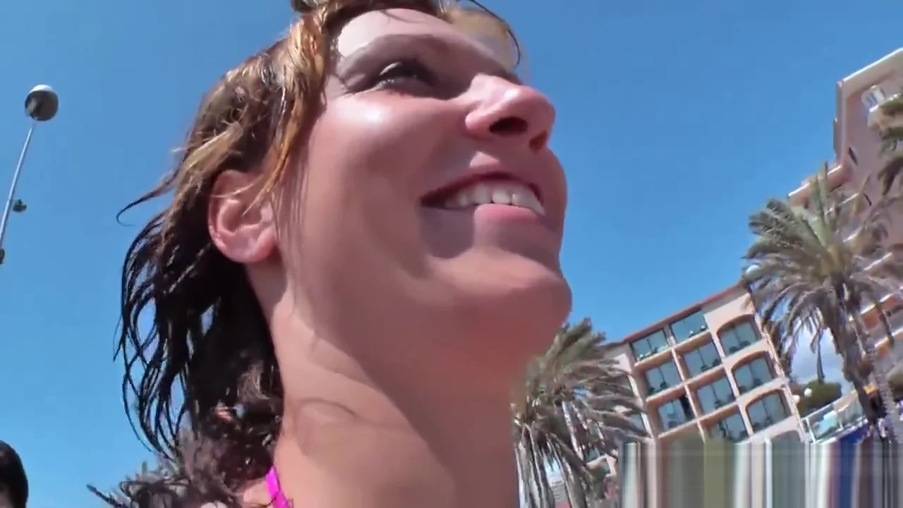 European babe gets cum