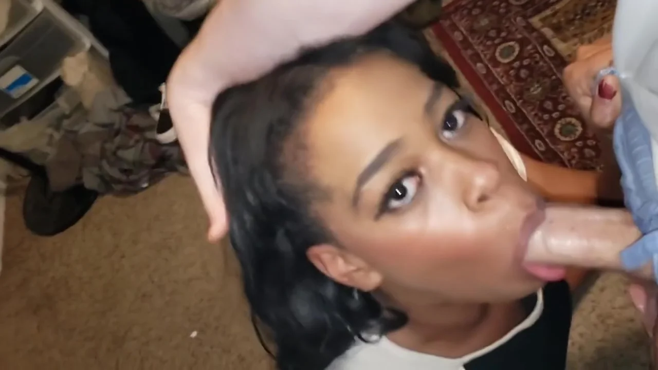 Friends Step sister Secretly Loves Sucking Me Off