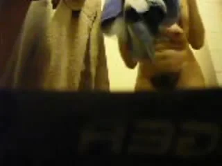 French mature in bathroom