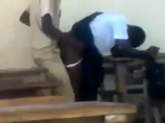 teen african students fucking doggstyle in class