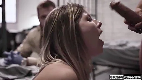 Adriana Chechik And Katie Sloane In 18yo Girl Is Fucked Rough By 2 Officers