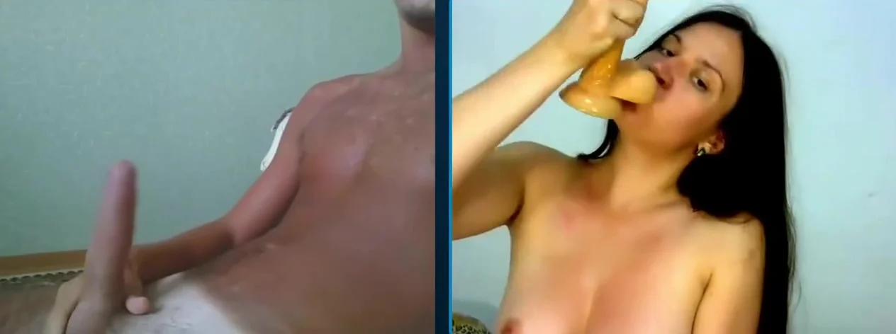 Skype masturbation (girl and boy)