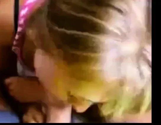 Blowjob in the train compartment
