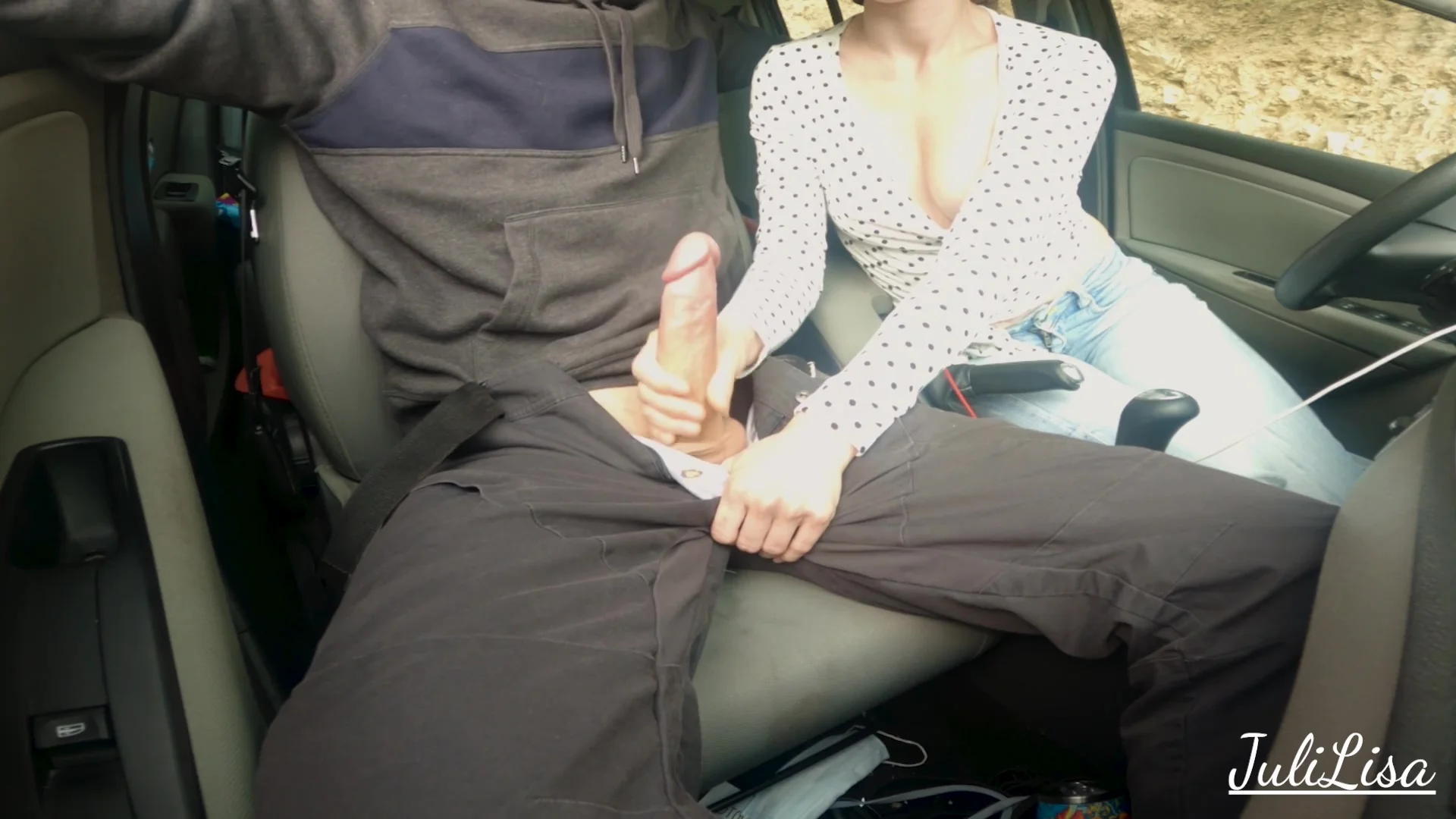 Inviting A Stranger Into My Car For A Handjob