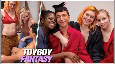 Toyboy Fantasy Of 3 - Sexy Sirena & Friends Use Keen Toyboy For Pleasure