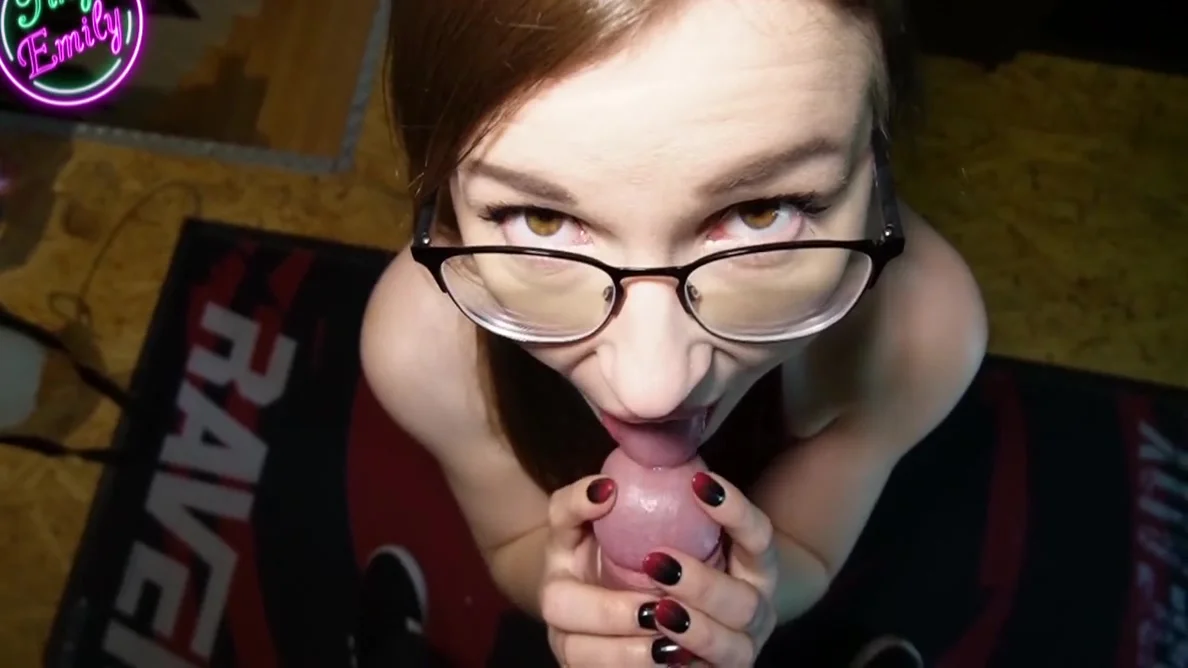 Greedy Perverted student 18+ Gets Her Glasses Cummed On