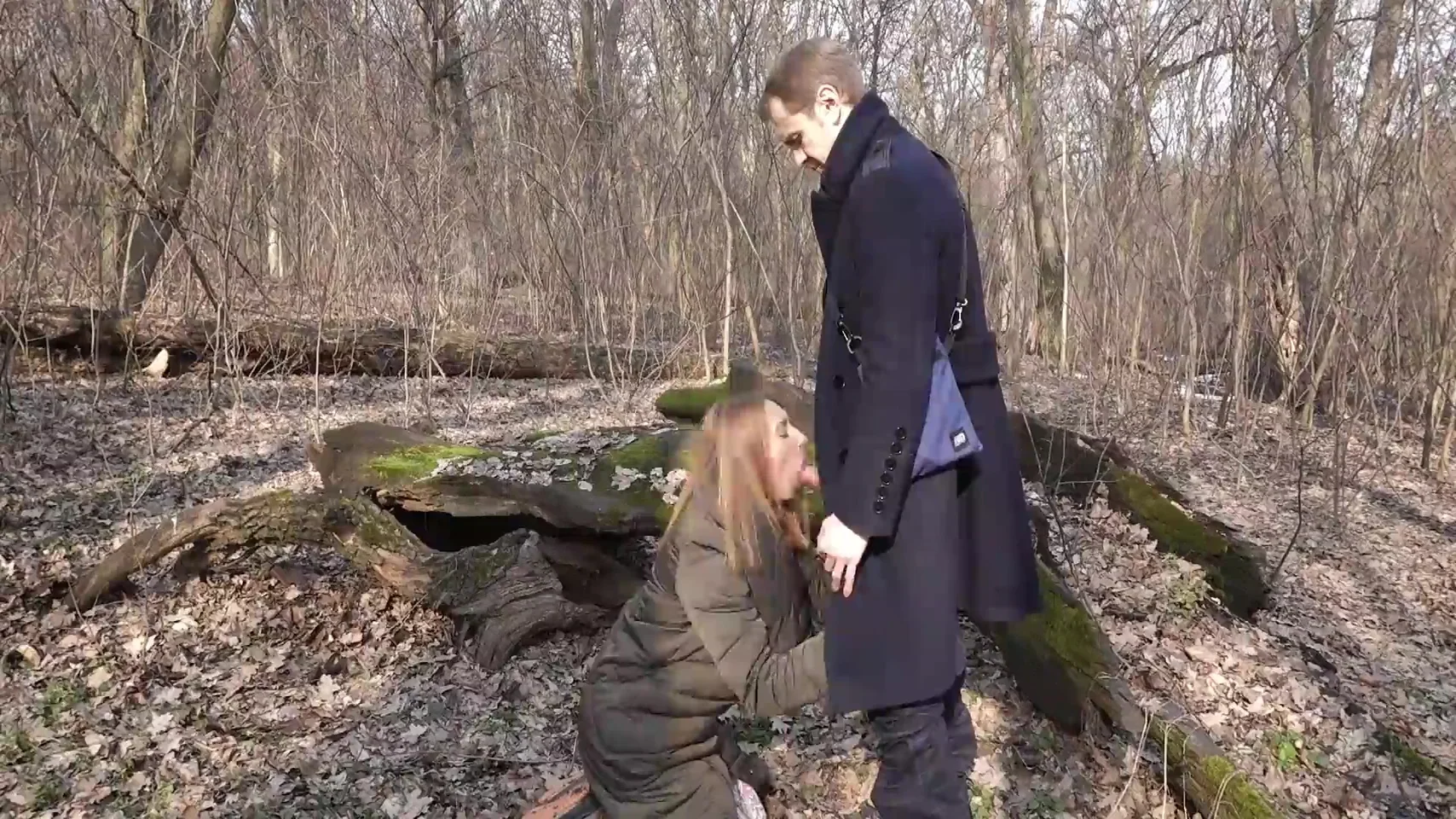 The Forest, A Girl Got On Her Knees And Sucked A Cock 9 Min With Jimmy Becks And Dorothy Parker