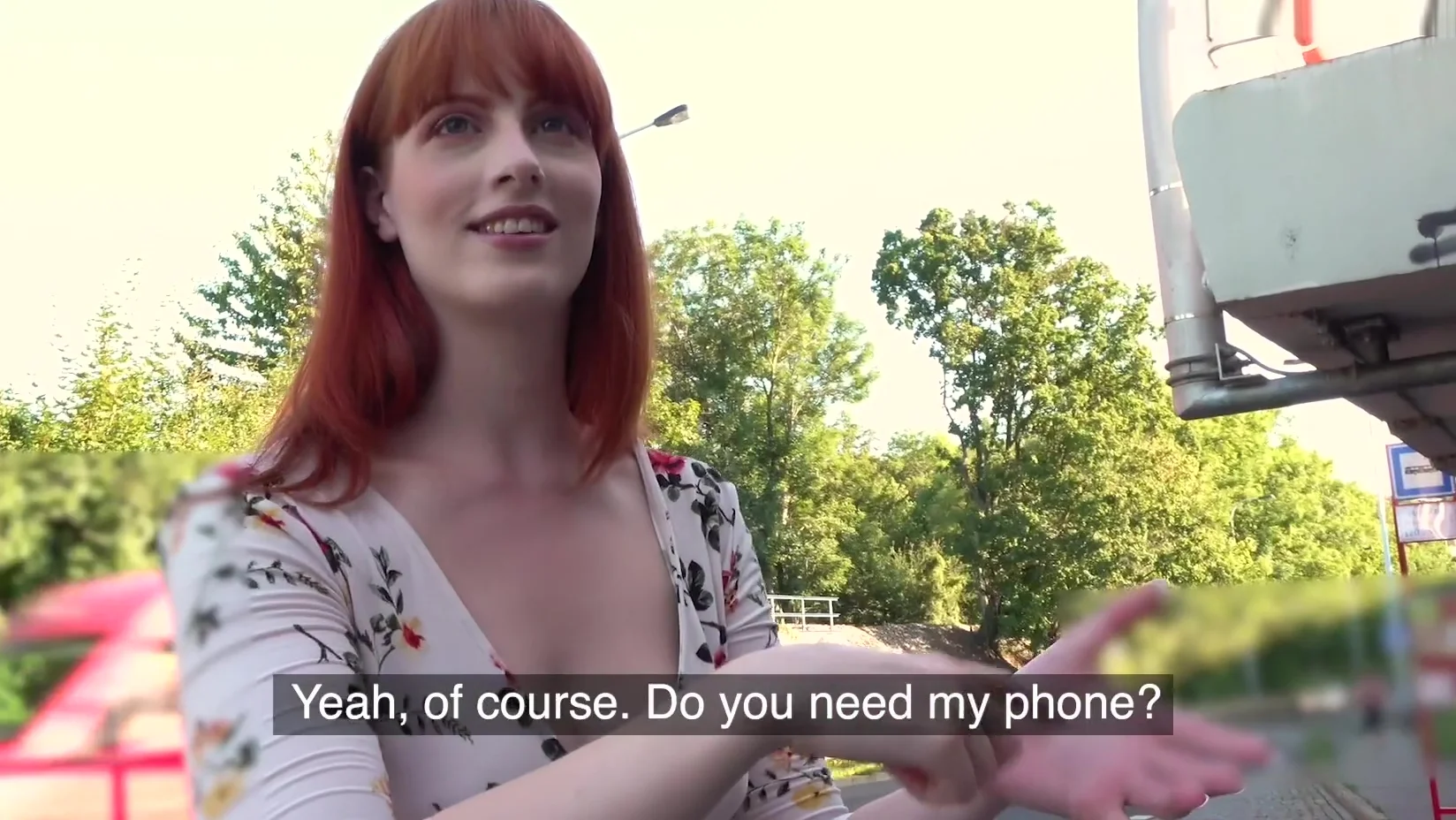 Public Agent Dirty Hot American Redhead Beauty Alex Harper