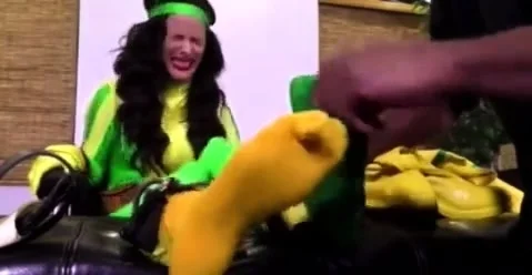 Superhero tickling