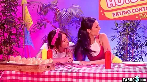 Charlotte Sins, Alexis Tae And Eliza Ibarra - Ebony Lesbian Strapon Fucking And