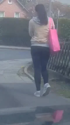 Nice booty on the street