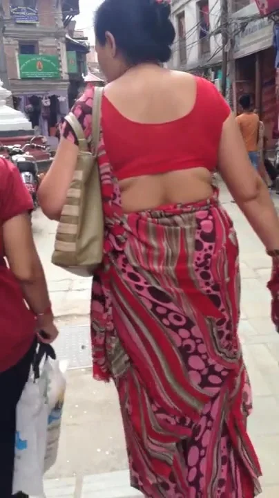 Hot Nepali Step mom's fat Ass walk