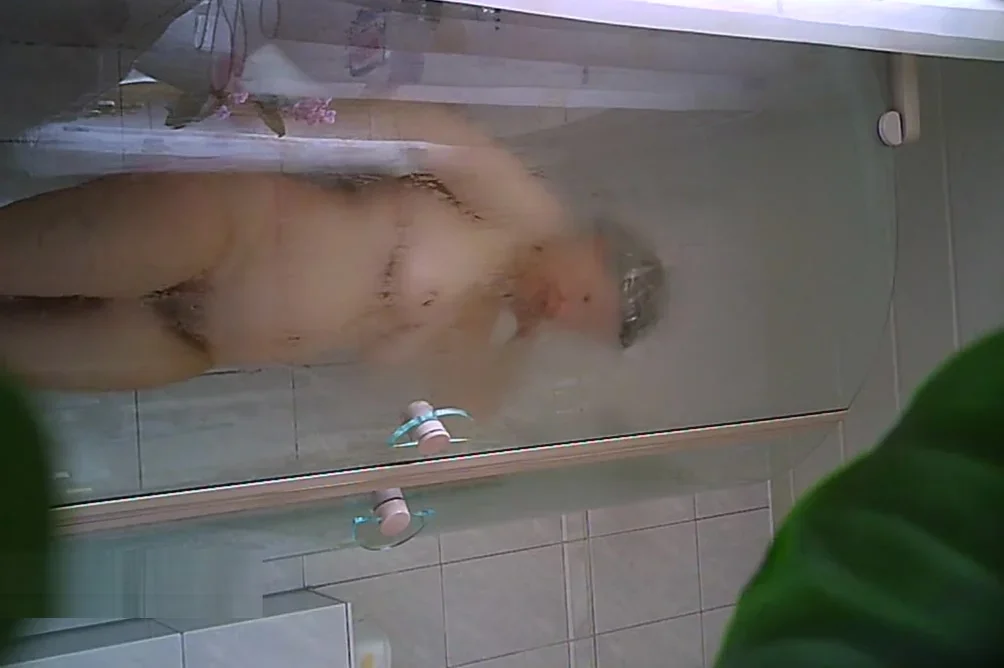 German Mature Milf Shower