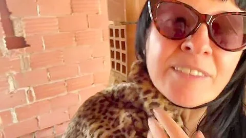 Spanish Milf Naked Outdoors In Public Highway