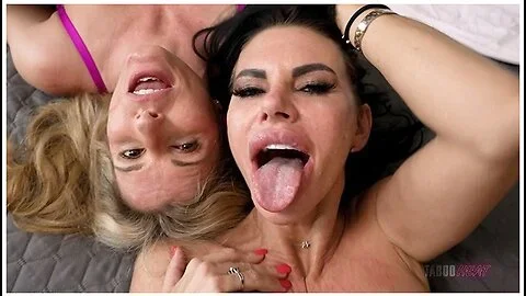Horny Step Moms Ask Step Sons Who Is The Bigger Slut - Orgy - Cory Chase And Piper Press