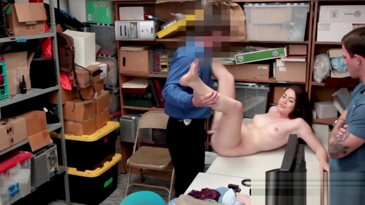 Naughty cop smashing a teen 18+ until she learns the lesson
