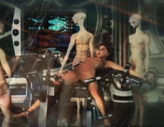 3D Babes Wrecked by Scary Monsters!