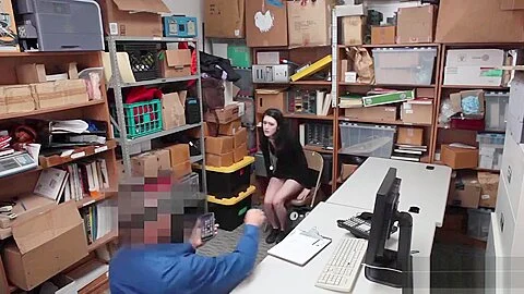 Skinny hot teen 18+ thief banged by a perverted policeman