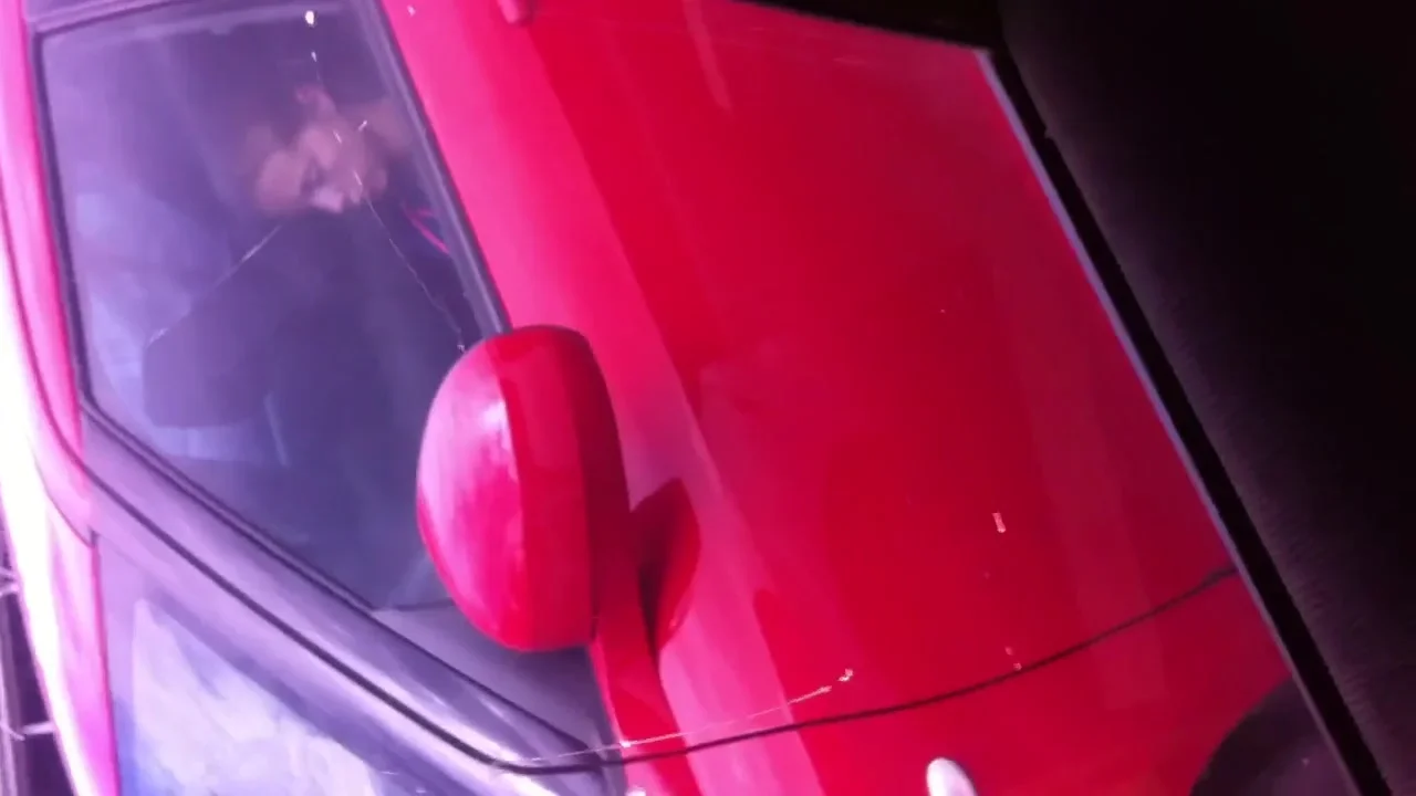 Mastubating in car