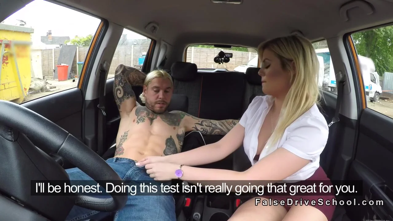 Busty Milf Driving Examiner Bangs In Car